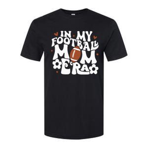 Retro In My Football Mom Era Football Mama Softstyle CVC T-Shirt