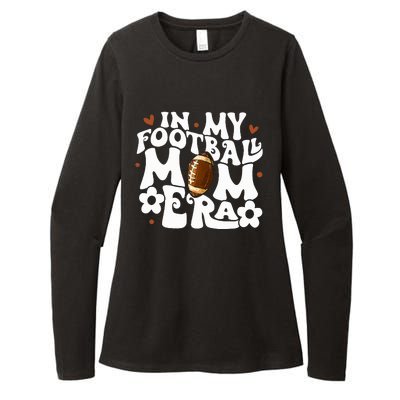 Retro In My Football Mom Era Football Mama Womens CVC Long Sleeve Shirt