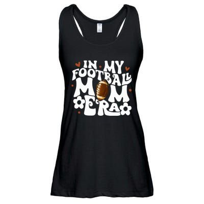 Retro In My Football Mom Era Football Mama Ladies Essential Flowy Tank