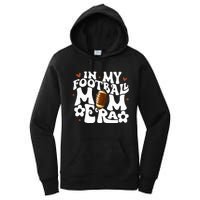 Retro In My Football Mom Era Football Mama Women's Pullover Hoodie