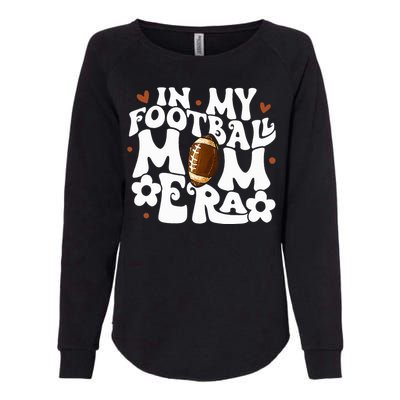 Retro In My Football Mom Era Football Mama Womens California Wash Sweatshirt