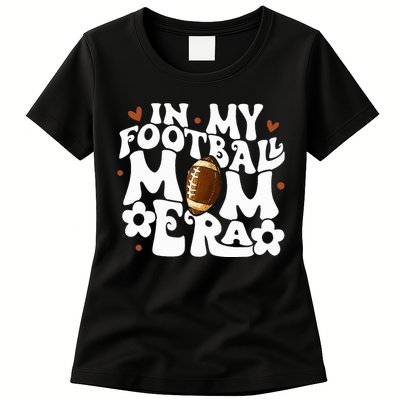 Retro In My Football Mom Era Football Mama Women's T-Shirt