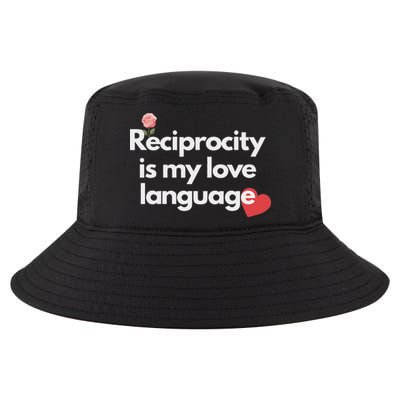 Reciprocity Is My Love Language Flower Red Heart Cool Comfort Performance Bucket Hat