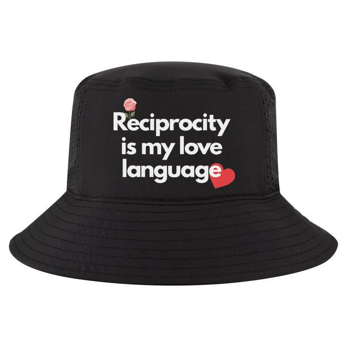 Reciprocity Is My Love Language Flower Red Heart Cool Comfort Performance Bucket Hat