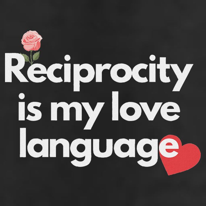 Reciprocity Is My Love Language Flower Red Heart 7 Panel Mesh Trucker Snapback Hat