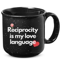 Reciprocity Is My Love Language Flower Red Heart 15oz Campfire Ceramic Mug