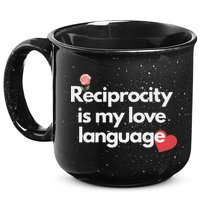 Reciprocity Is My Love Language Flower Red Heart 15oz Campfire Ceramic Mug