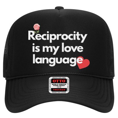 Reciprocity Is My Love Language Flower Red Heart Hat