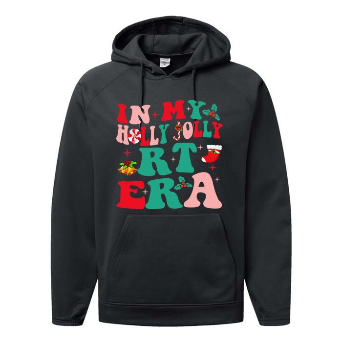 Retro In My HollyJolly RT Respiratory Therapy Era Christmas Performance Fleece Hoodie