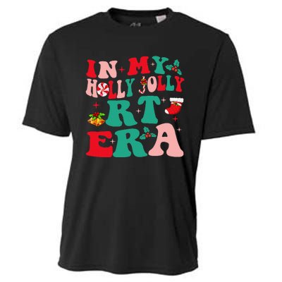 Retro In My HollyJolly RT Respiratory Therapy Era Christmas Cooling Performance Crew T-Shirt