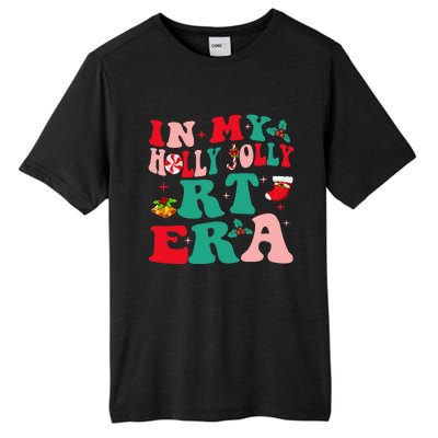 Retro In My HollyJolly RT Respiratory Therapy Era Christmas Tall Fusion ChromaSoft Performance T-Shirt