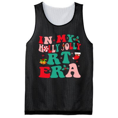 Retro In My HollyJolly RT Respiratory Therapy Era Christmas Mesh Reversible Basketball Jersey Tank