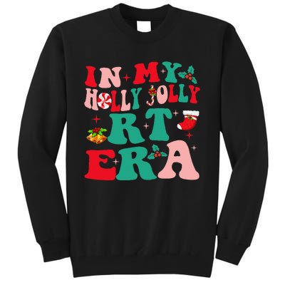 Retro In My HollyJolly RT Respiratory Therapy Era Christmas Tall Sweatshirt