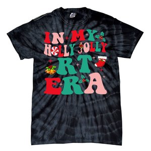 Retro In My HollyJolly RT Respiratory Therapy Era Christmas Tie-Dye T-Shirt