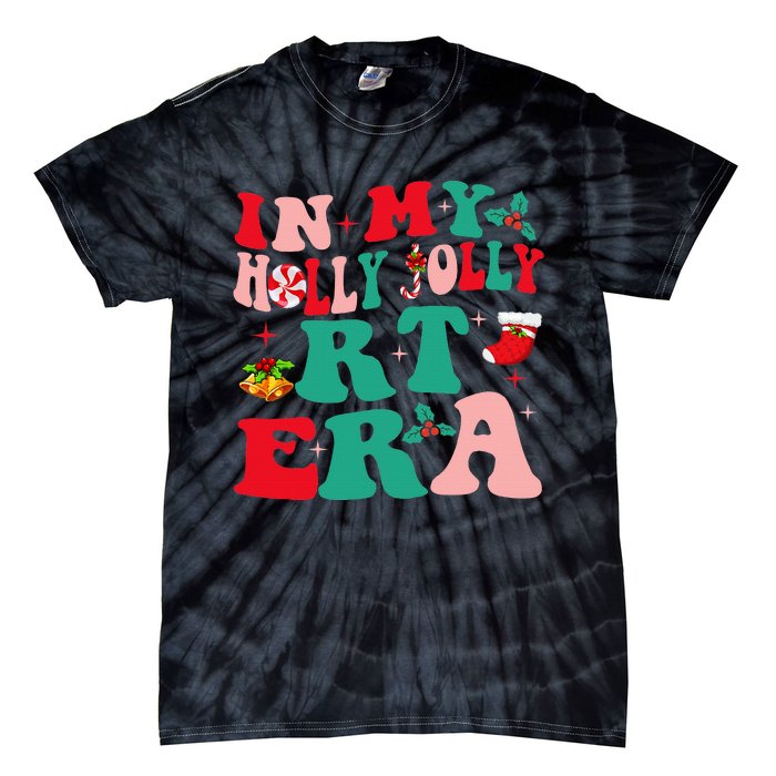 Retro In My HollyJolly RT Respiratory Therapy Era Christmas Tie-Dye T-Shirt