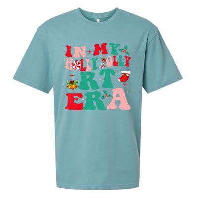 Retro In My HollyJolly RT Respiratory Therapy Era Christmas Sueded Cloud Jersey T-Shirt