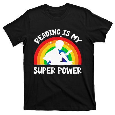 Reading Is My Superpower Book Teacher T-Shirt