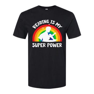 Reading Is My Superpower Book Teacher Softstyle® CVC T-Shirt