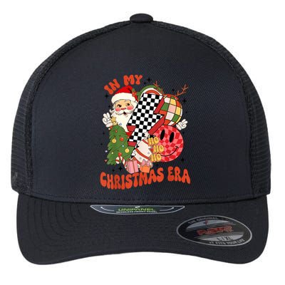 Retro In My Christmas Era Funny Christmas Gift Flexfit Unipanel Trucker Cap