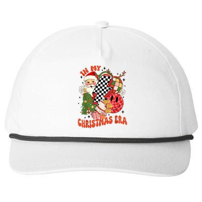 Retro In My Christmas Era Funny Christmas Gift Snapback Five-Panel Rope Hat