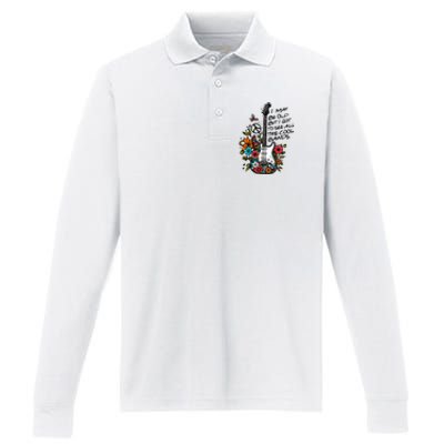 Retro I May Be Old But I Got to See All The Cool Bands  Performance Long Sleeve Polo