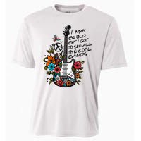 Retro I May Be Old But I Got to See All The Cool Bands  Cooling Performance Crew T-Shirt