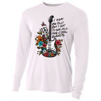 Retro I May Be Old But I Got to See All The Cool Bands  Cooling Performance Long Sleeve Crew