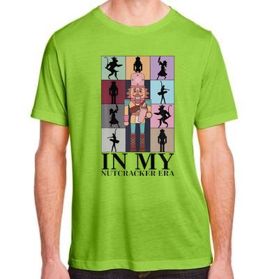 Retro In My Nutcracker Era Christmas Ballet Dancer Vinatge Adult ChromaSoft Performance T-Shirt