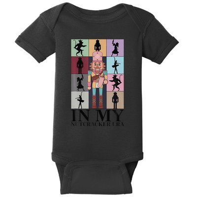 Retro In My Nutcracker Era Christmas Ballet Dancer Vinatge Baby Bodysuit