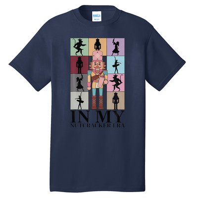 Retro In My Nutcracker Era Christmas Ballet Dancer Vinatge Tall T-Shirt