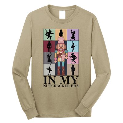 Retro In My Nutcracker Era Christmas Ballet Dancer Vinatge Long Sleeve Shirt