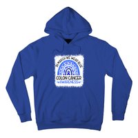 Rainbow In March We Wear Blue Colon Cancer Awareness Meaningful Gift Hoodie