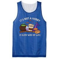 Retro ItS Not A Hobby It Is My Way Of Life Witch Halloween Gift Mesh Reversible Basketball Jersey Tank