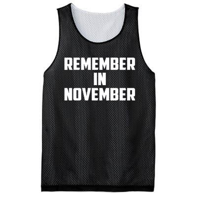 Remember In November Hurricane Helene Relief Efforts Mesh Reversible Basketball Jersey Tank