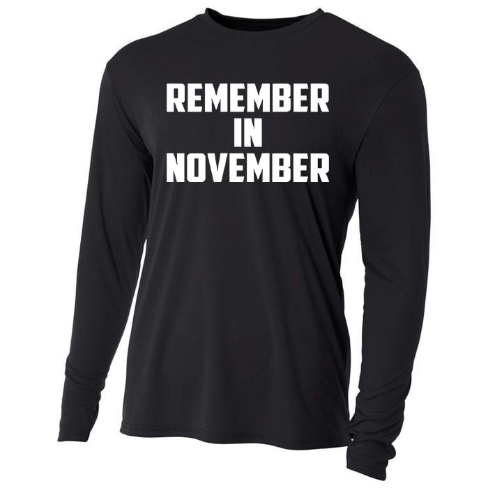 Remember In November Hurricane Helene Relief Efforts Cooling Performance Long Sleeve Crew