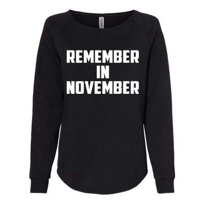 Remember In November Hurricane Helene Relief Efforts Womens California Wash Sweatshirt