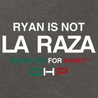 Ryan Is Not La Raza Mexicans For Haney Dhp Cotton Canvas Backpack
