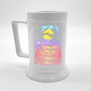 Retiret I´m Not Retired I´m A Professional Grandma Cool Gift Beer Stein