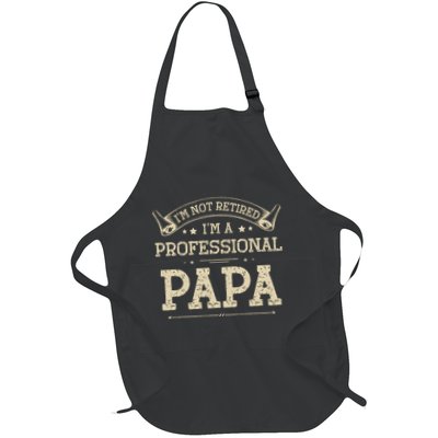 Retro Im Not Retired A Professional Papa Gift For Dad Apron