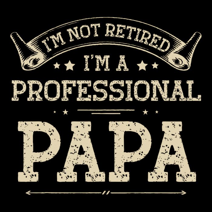 Retro Im Not Retired A Professional Papa Gift For Dad 7-Panel Snapback Hat