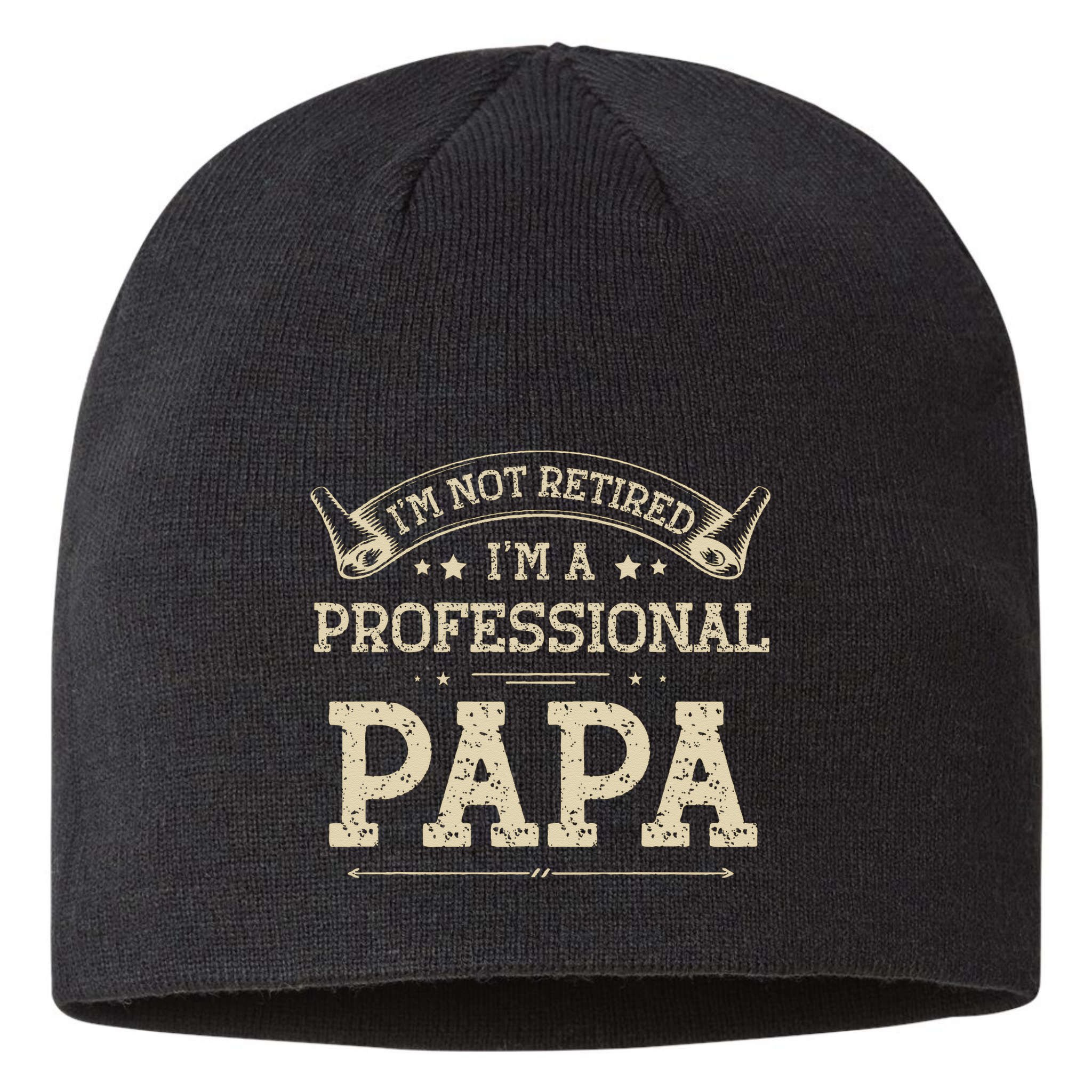 Retro Im Not Retired A Professional Papa Gift For Dad Sustainable Beanie