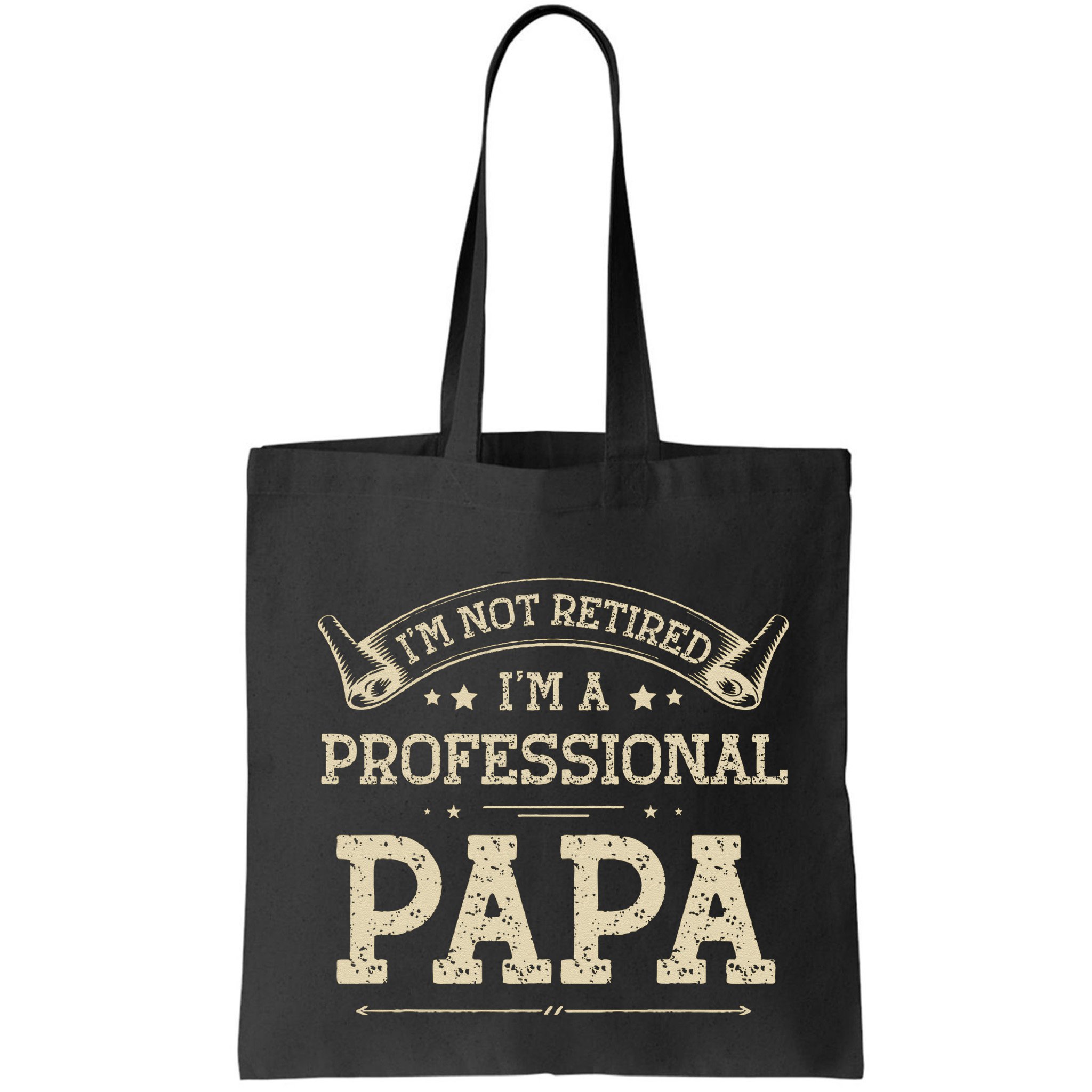 Retro Im Not Retired A Professional Papa Gift For Dad Bag