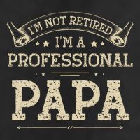 Retro Im Not Retired A Professional Papa Gift For Dad Golf Towel