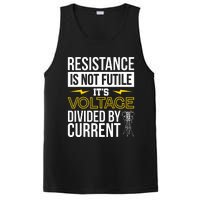 Resistance Is Not Futile Funny Electrician PosiCharge Competitor Tank