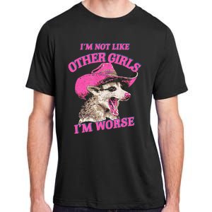 Retro IM Not Like Other IM Worse Racoon Adult ChromaSoft Performance T-Shirt