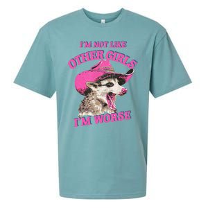 Retro IM Not Like Other IM Worse Racoon Sueded Cloud Jersey T-Shirt