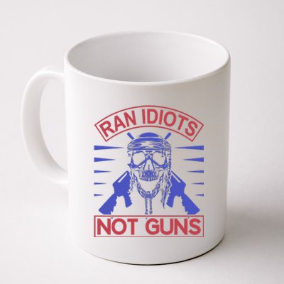 Rain Idiots Not Guns Coffee Mug