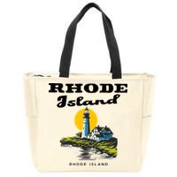 Rhode Island New England Zip Tote Bag