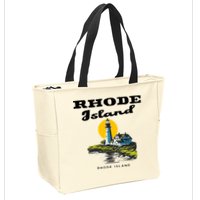 Rhode Island New England Zip Tote Bag