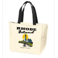 Rhode Island New England Zip Tote Bag